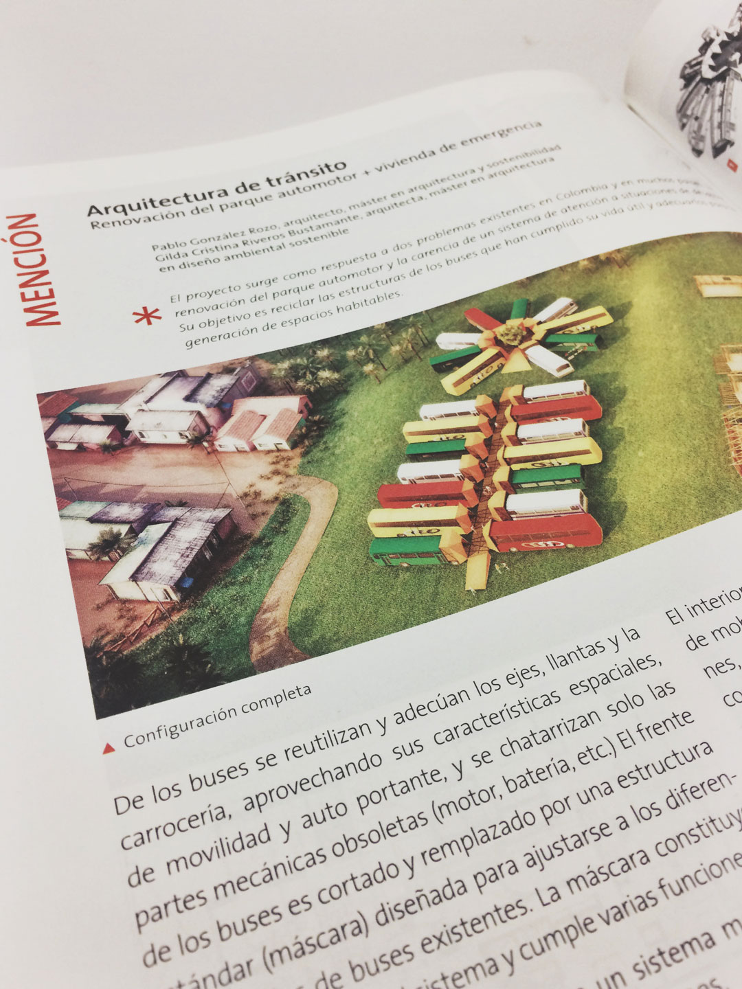 Mención Arquitectura de Transito Premio Corona Pro Hábitat 2009